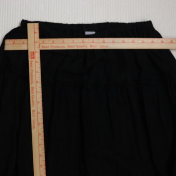 CP Shades tiered Maxi Skirt black with sparkle size L - Picture 7 of 8